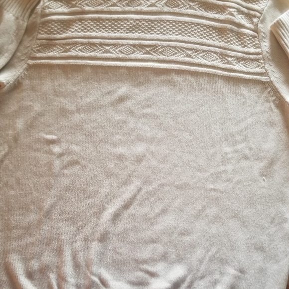 NWOT Cable Knit Sweater, mens, 100% Cotton - Picture 3 of 5